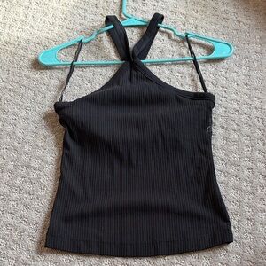 Old Navy Black Ribbed Camisole